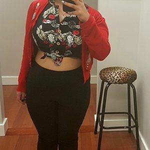 Hell bunny tie up top